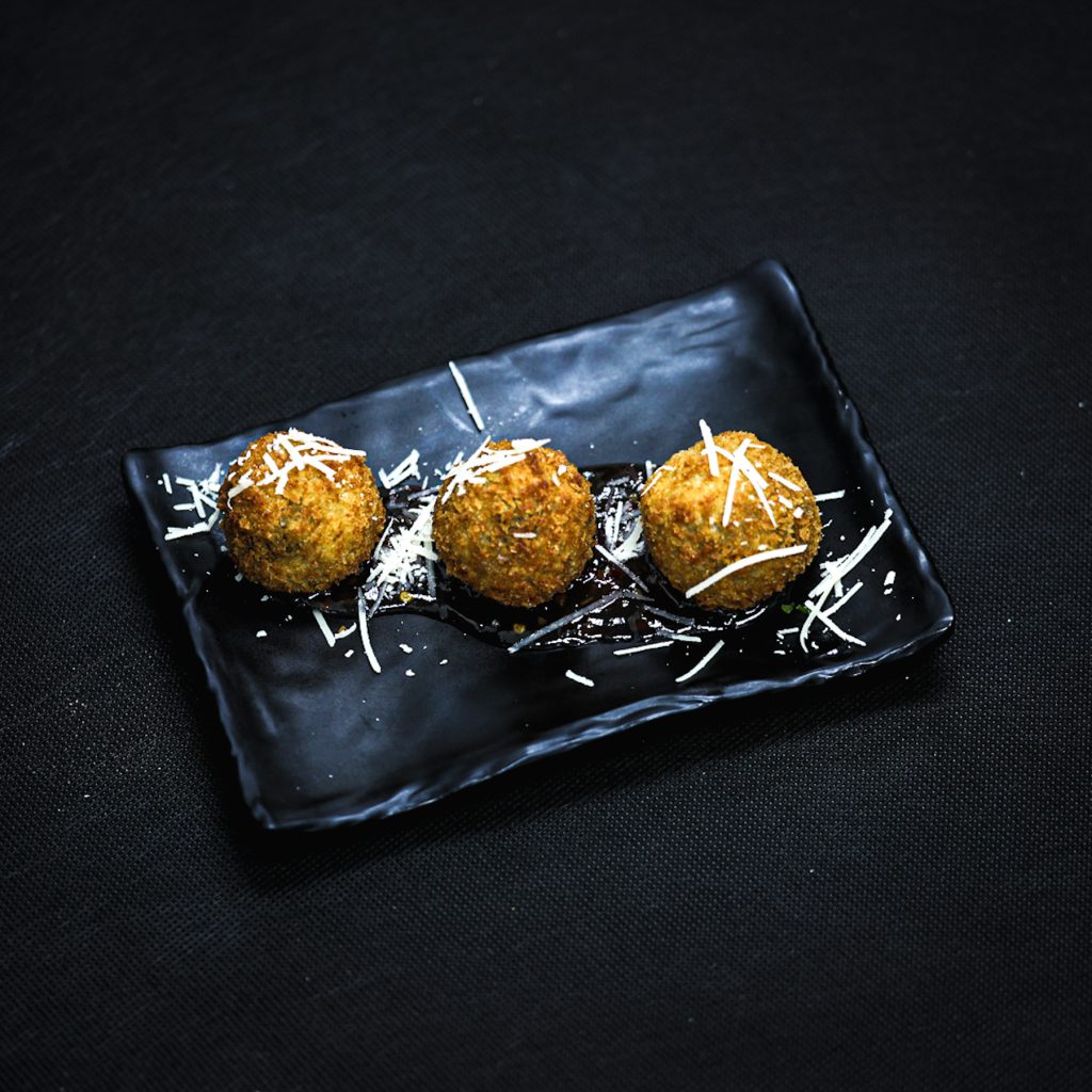 Cheesy Mushroomy Balls